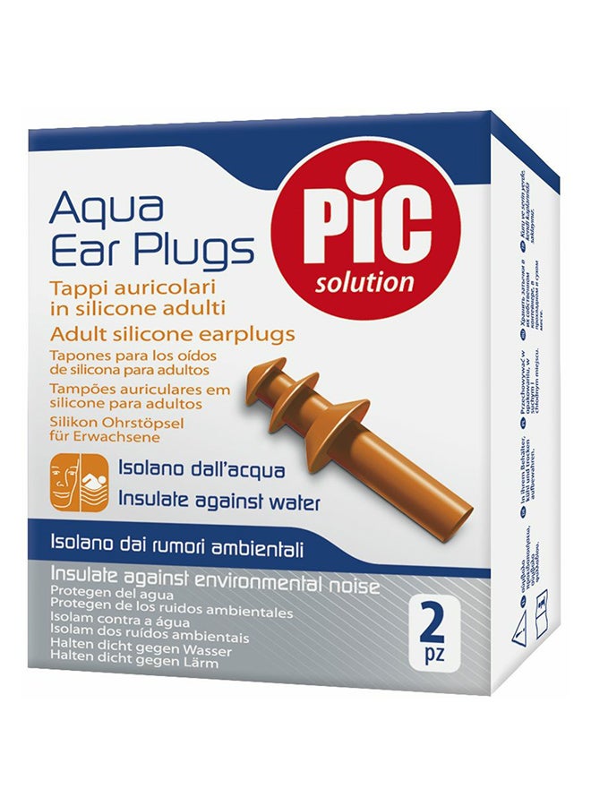 بيك سولوشن 2-Piece Aqua Ear Plugs