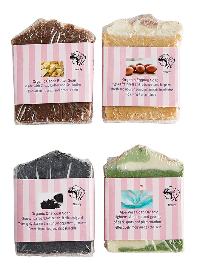 Neauty Pack Of 4 Different Soap pink 400grams - Image 1