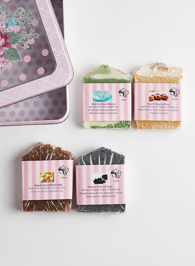 Neauty Pack Of 4 Different Soap pink 400grams - Image 2