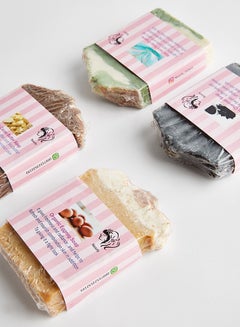 Neauty Pack Of 4 Different Soap pink 400grams  - Image 4