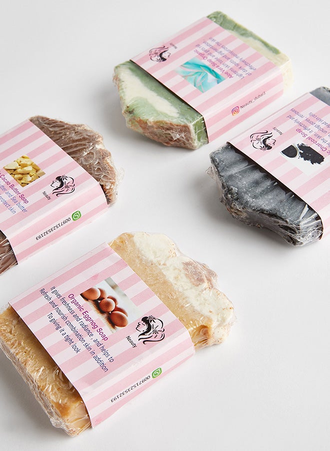 Neauty Pack Of 4 Different Soap pink 400grams - Image 4
