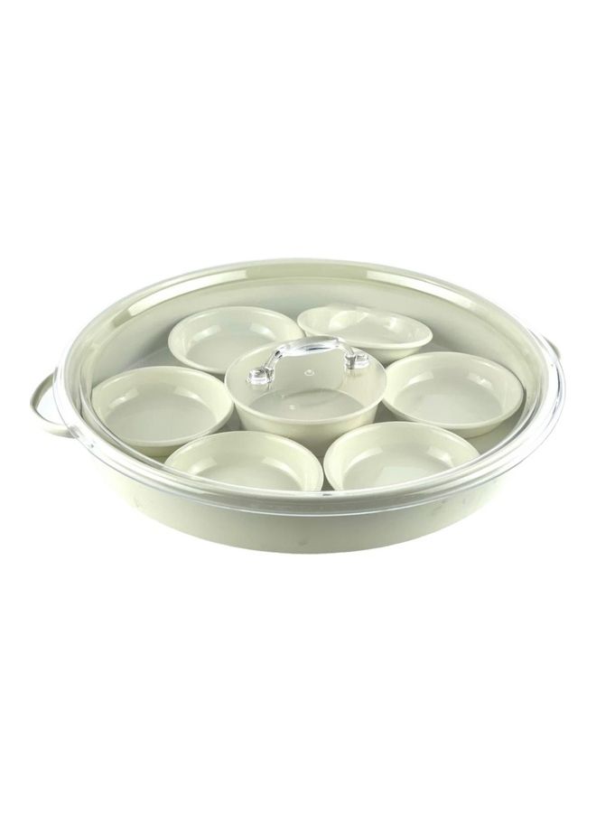 AFAQ - Round Breakfast Tray White 35cm - Image 1