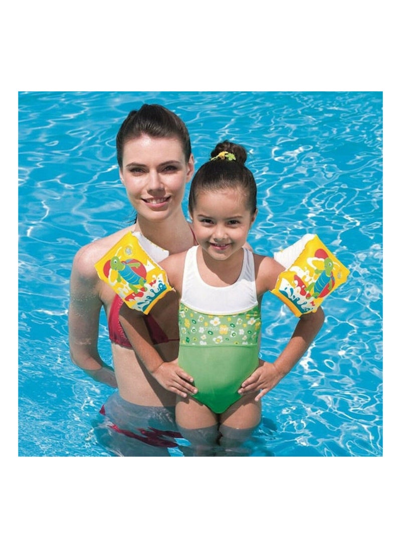 بست واي أطواق أذرع للسباحة بطبعة سلحفاة مقاس 23x15 سم - طراز ‏‎26-32043 23x15سم - Image 4