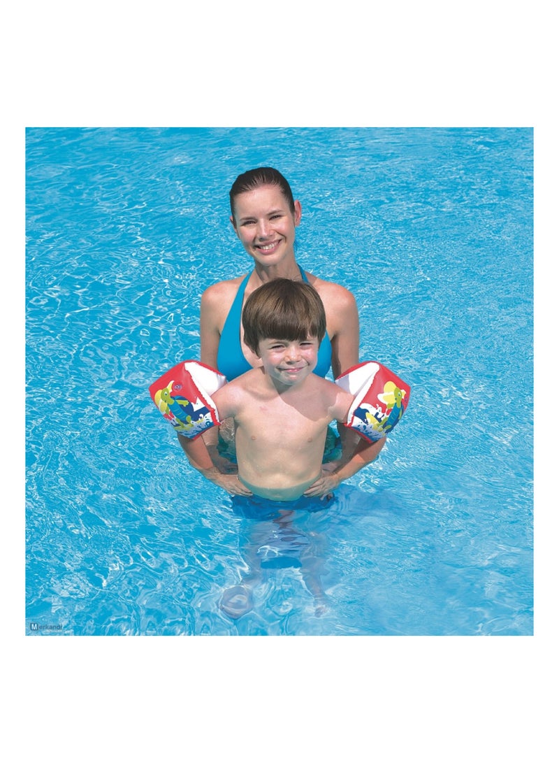 بست واي أطواق أذرع للسباحة بطبعة سلحفاة مقاس 23x15 سم - طراز ‏‎26-32043 23x15سم - Image 5