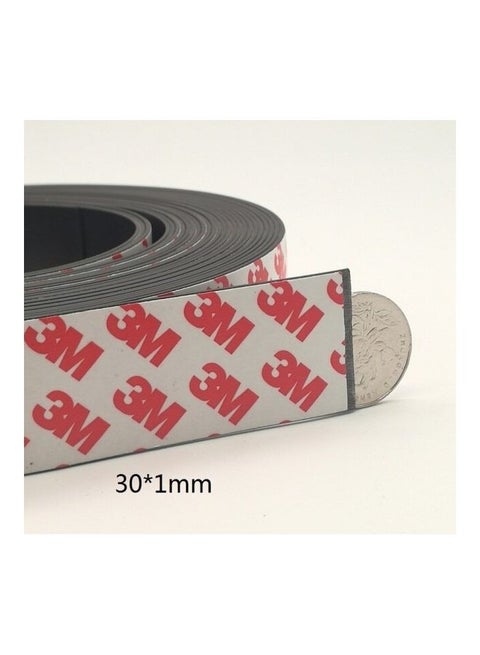 Adhesive Back Magnet Strip Roll Black