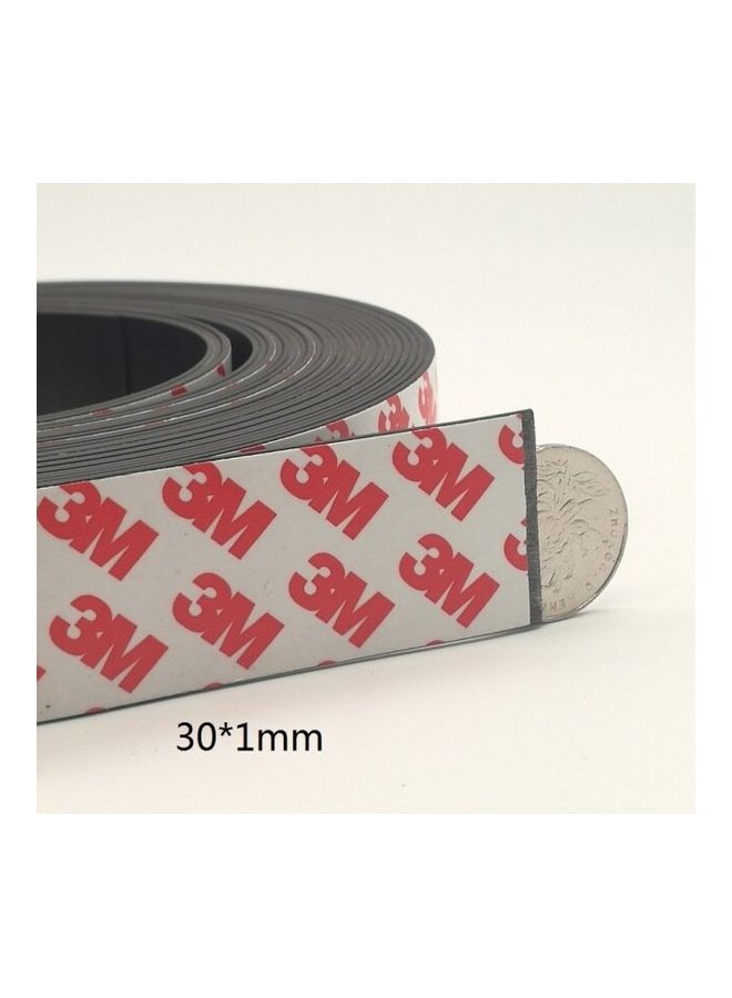 Generic Adhesive Back Magnet Strip Roll Black 