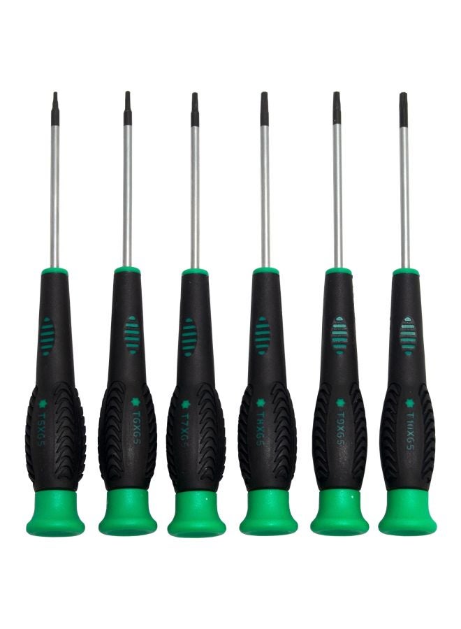 LICOTA 6PCS PRECISION SCREWDRIVER SET Black/Green/Silver - Image 3