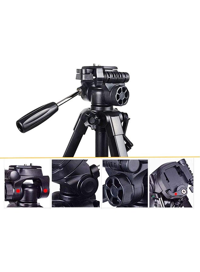 Yunteng - Vct-668 Pro 3-Dimensional Tripod Black - Image 1
