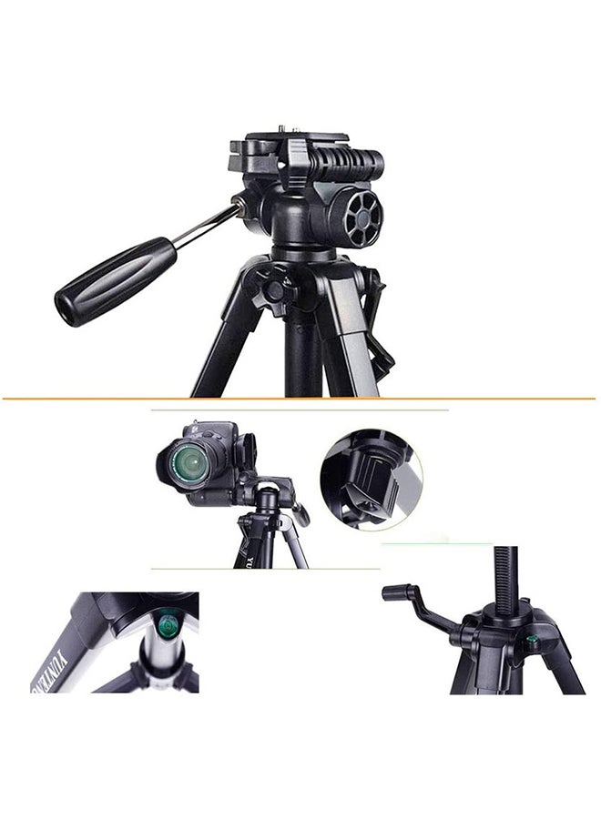 Yunteng - Vct-668 Pro 3-Dimensional Tripod Black - Image 1