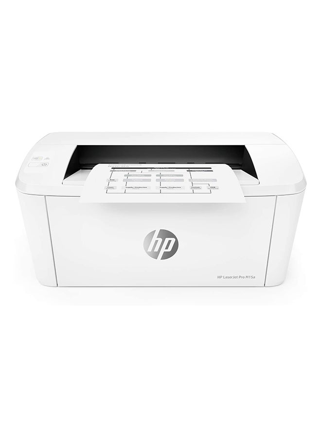 HP LaserJet Pro M15a Printer , Up to 19 Page Per Minute - [W2G50A] White - Image 1
