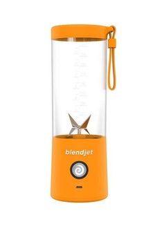 V2 Portable Blender | World's Most Powerful 16Oz @22,000 RPM, 6 Stainless Steel Blades, Ice Crasher, USB-C Charging, Leak Proof, Self Cleaning, Safety Features, BPA Free 475 ml 200 W 2-ORANGE