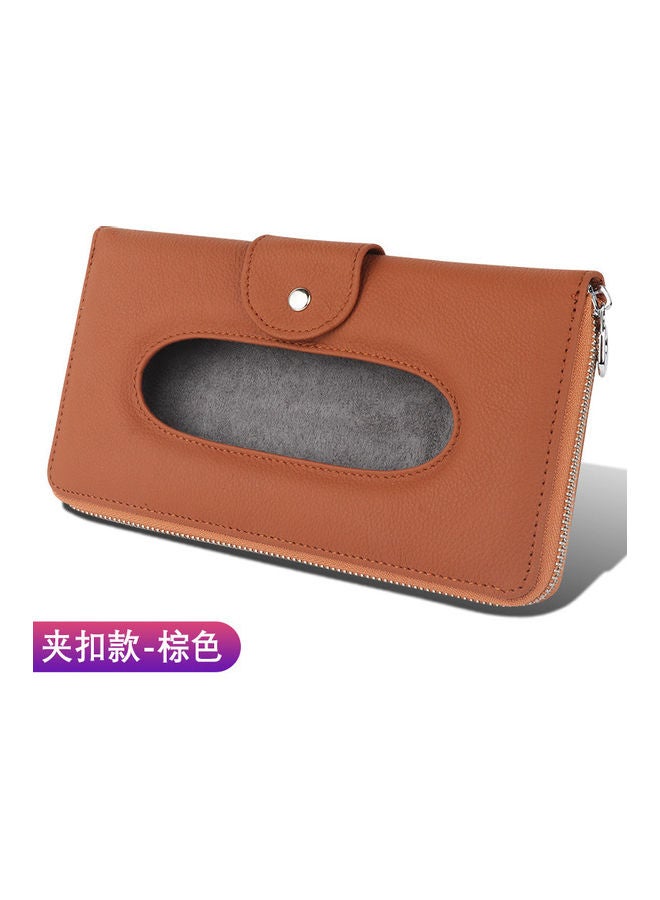 Generic Leather Tissue Box for Car 