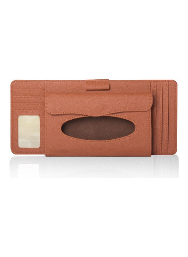 Generic Lychee Pattern 3-in-1 Paper Towel Car Storage Box