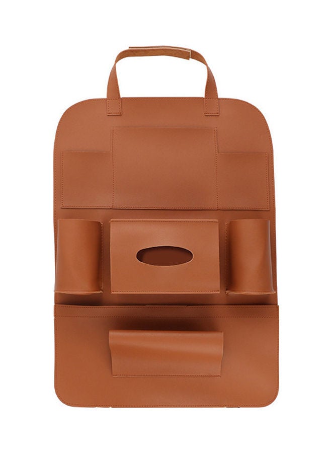 Generic Car Seat Back Hanging Multiple Pocket Leather Storage Organizer - Image 1