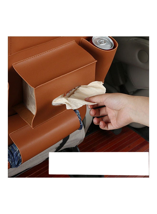 Generic Car Seat Back Hanging Multiple Pocket Leather Storage Organizer - Image 4