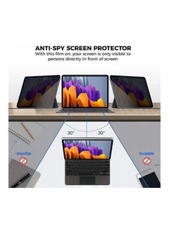 Remson Impact Resistance Privacy Screen Protector For Samsung Galaxy Tab S7 Black  - Image 5