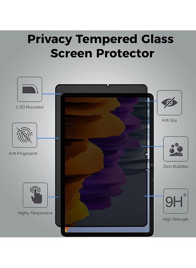 Remson Impact Resistance Privacy Screen Protector For Samsung Galaxy Tab S7 Black - Image 4