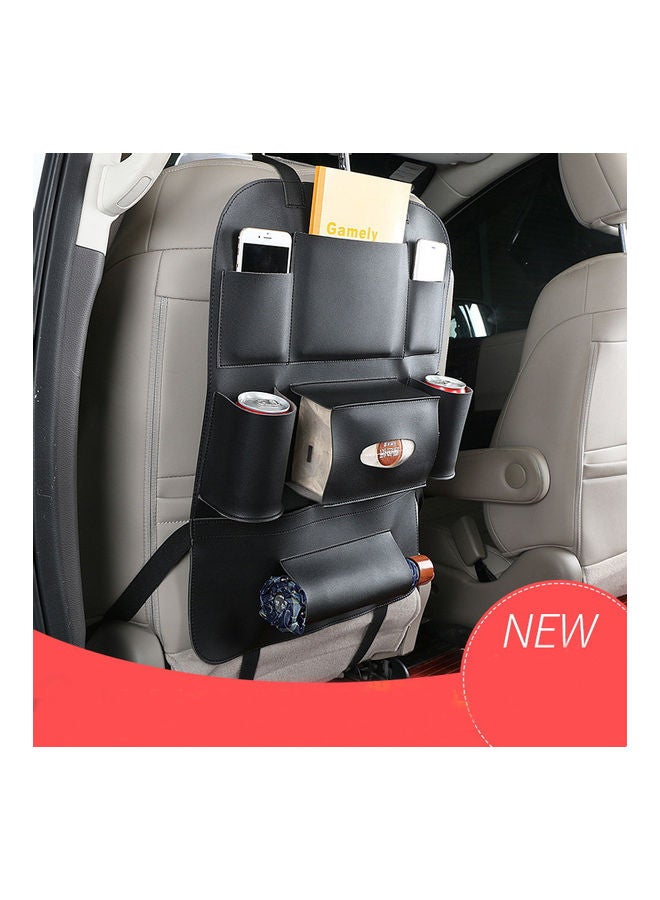 Generic Car Seat Back Hanging Multiple Pocket Leather Storage Organizer - Image 2