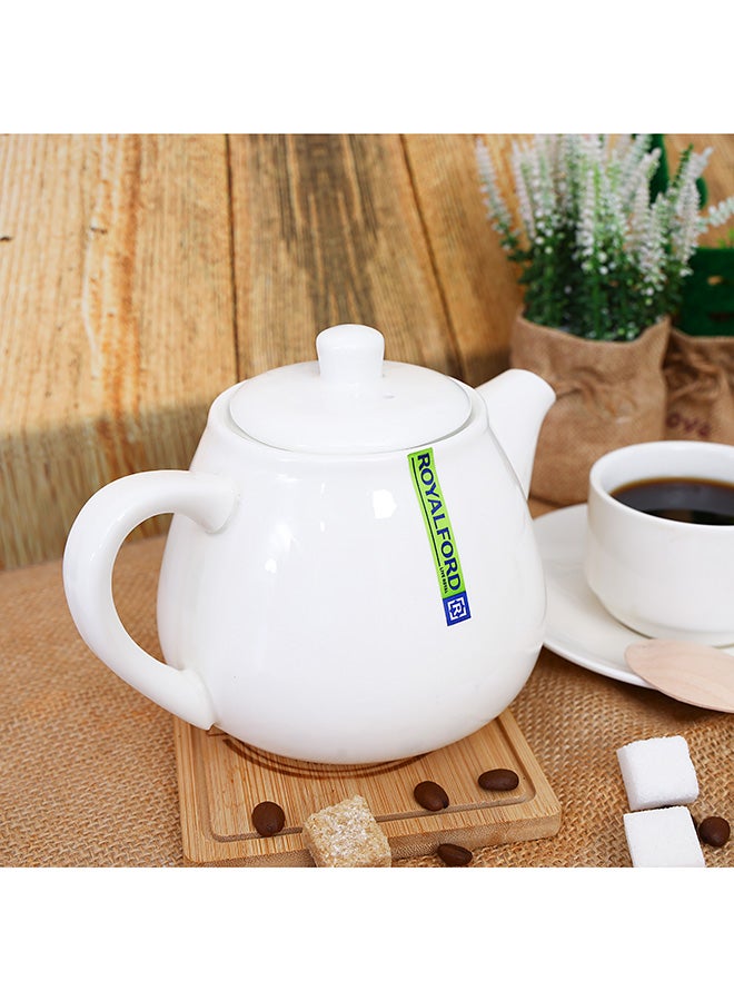 Royalford - Magnesia Tea Pot With Lid White 45x45x26cm - Image 1