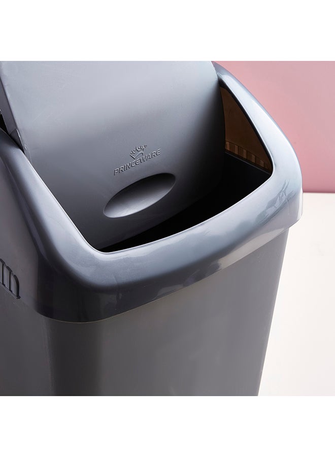 Home Box Plastic Dust Bin Grey 9Liters  - Image 3