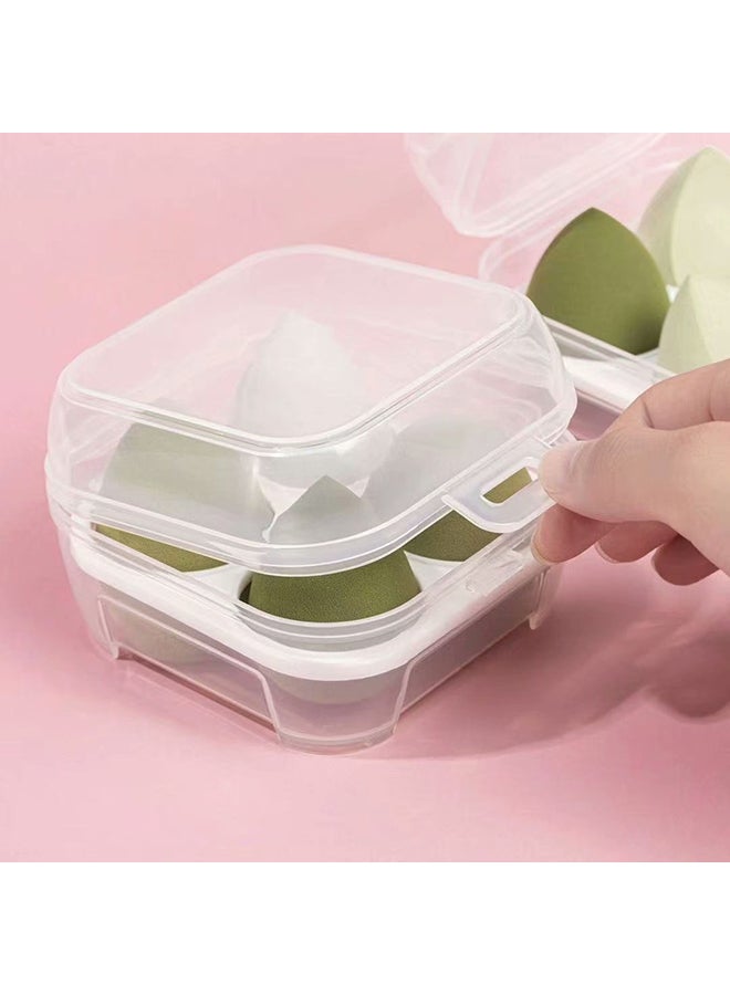 طقم إسفنجات مكياج مكون من 4 قطع متعدد الألوان - Image 4