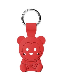 Generic Silicone Protective Case Cover For Apple Airtags Red  - Image 1