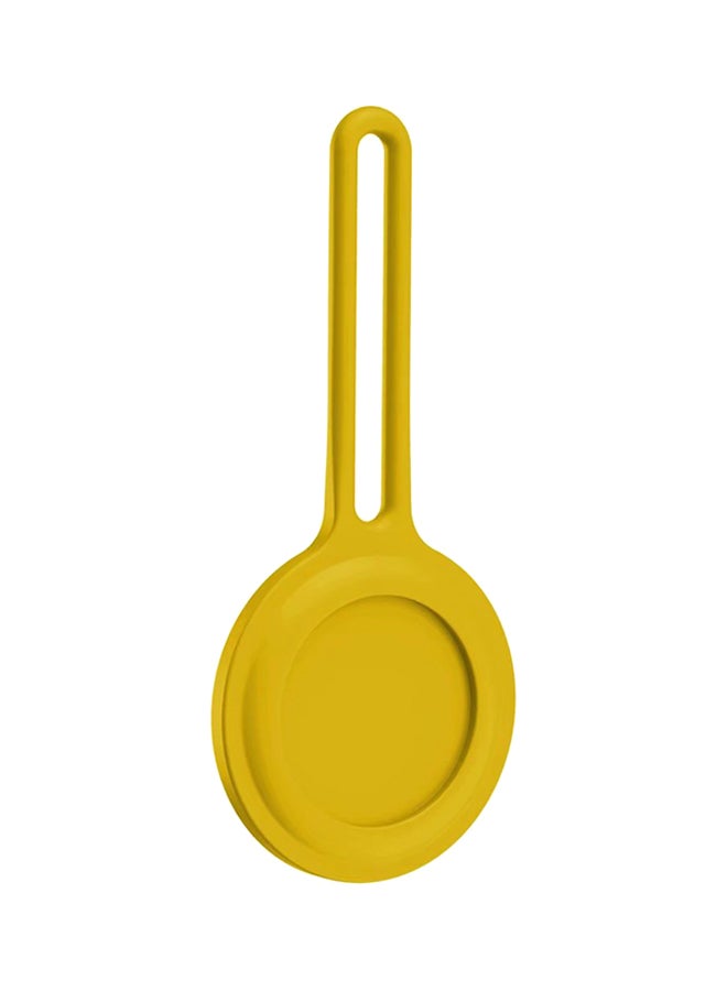 Silicone Protective Case Cover For Apple Airtags Yellow  - Image 1