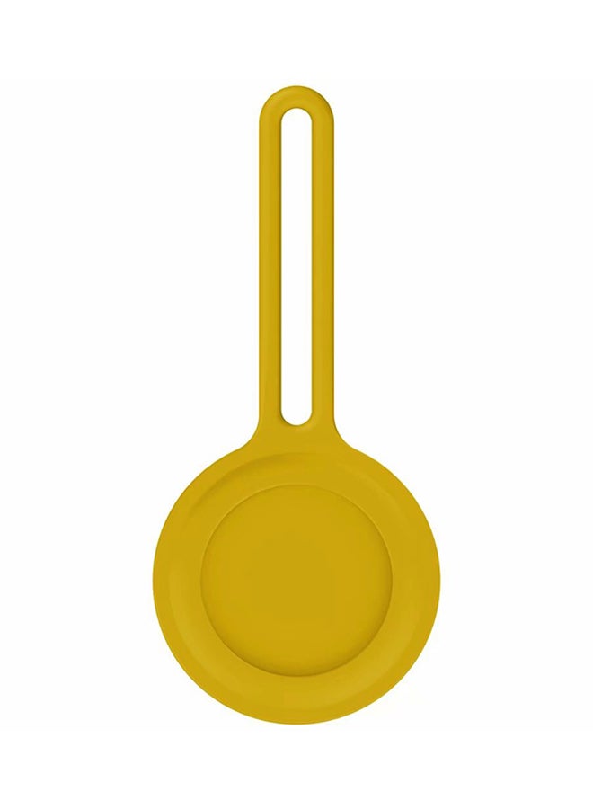 Silicone Protective Case Cover For Apple Airtags Yellow  - Image 2