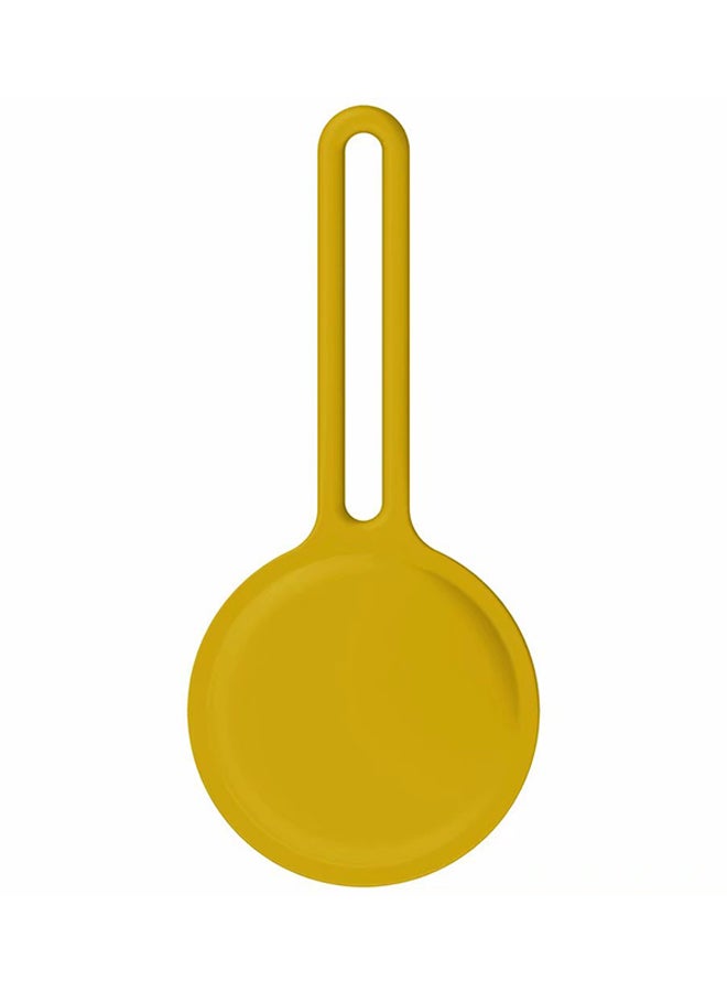 Silicone Protective Case Cover For Apple Airtags Yellow  - Image 3