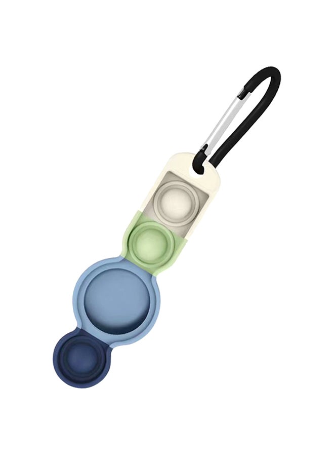 Location Tracker Protective AirTag Case With Keychain Multicolour  - Image 1