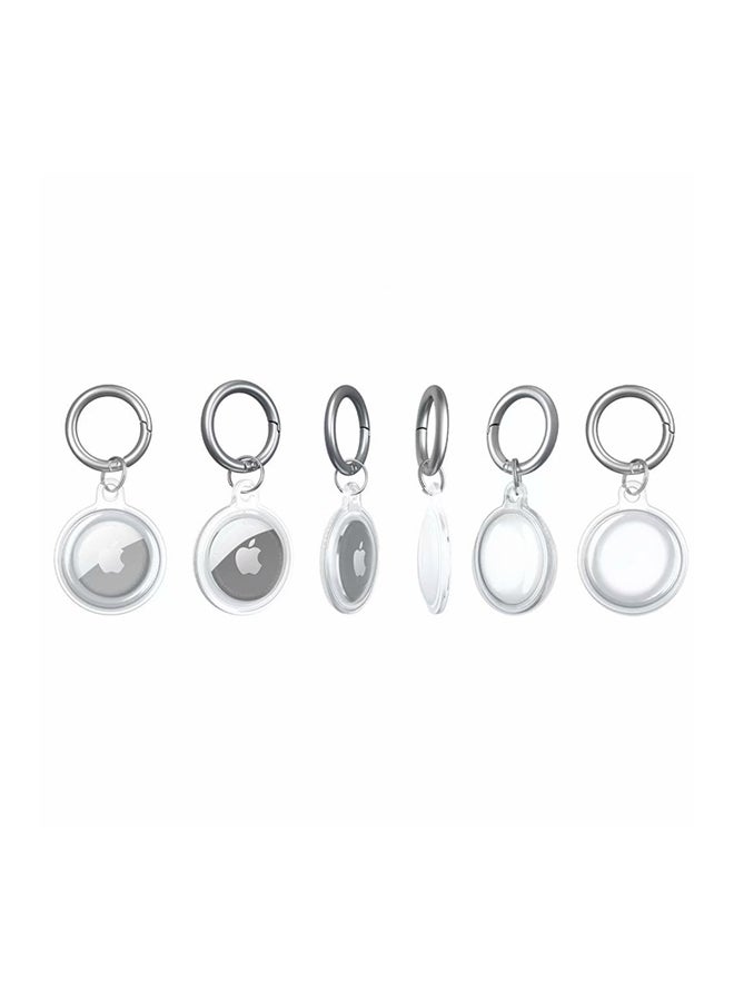 VILILY - Protective Transparent Case For AirTags Tracker Holder Clear - Image 1