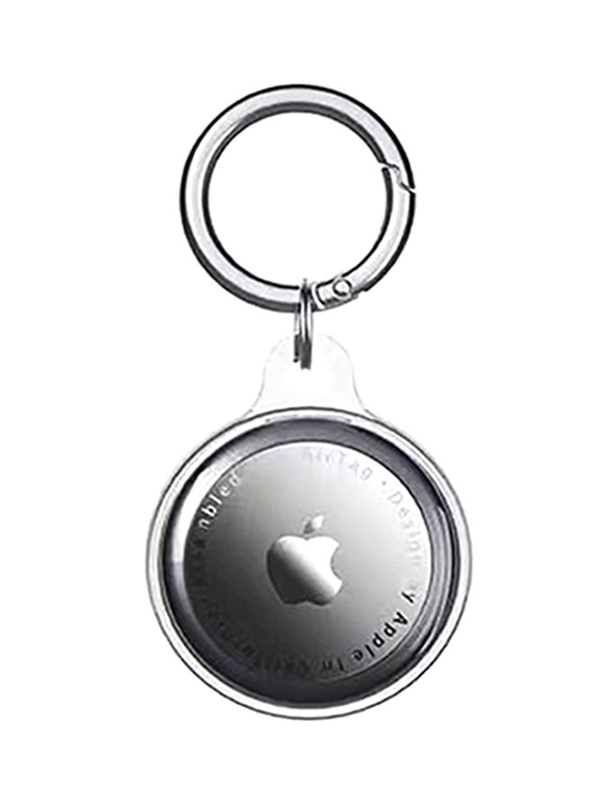 VILILY Protective Transparent Case For AirTags Tracker Holder Black  - Image 1