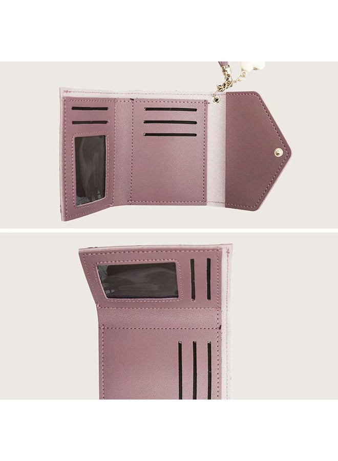 VILILY Sleek Lightweight Casual Wallet Pink - Image 3