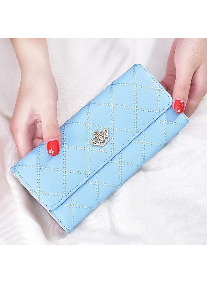 VILILY Sleek Lightweight Casual Wallet Blue  - Image 2