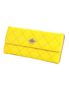 Sleek Lightweight Casual Wallet Yellow - v1623656823/N47237148A_1