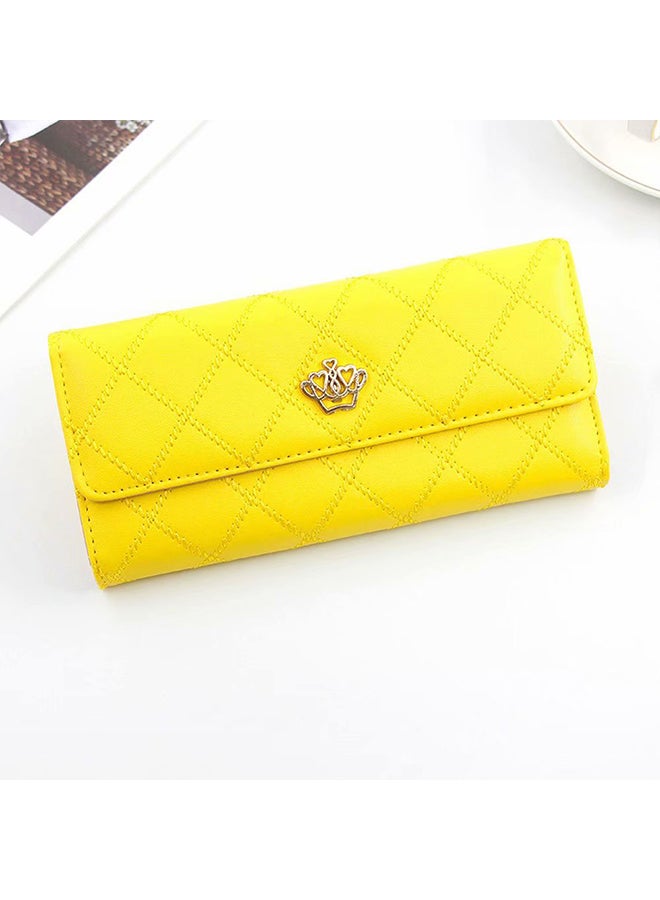 VILILY - Sleek Lightweight Casual Wallet Yellow - Image 1