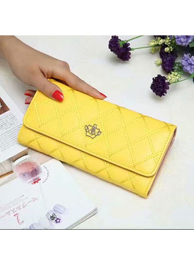 VILILY - Sleek Lightweight Casual Wallet Yellow - Image 1