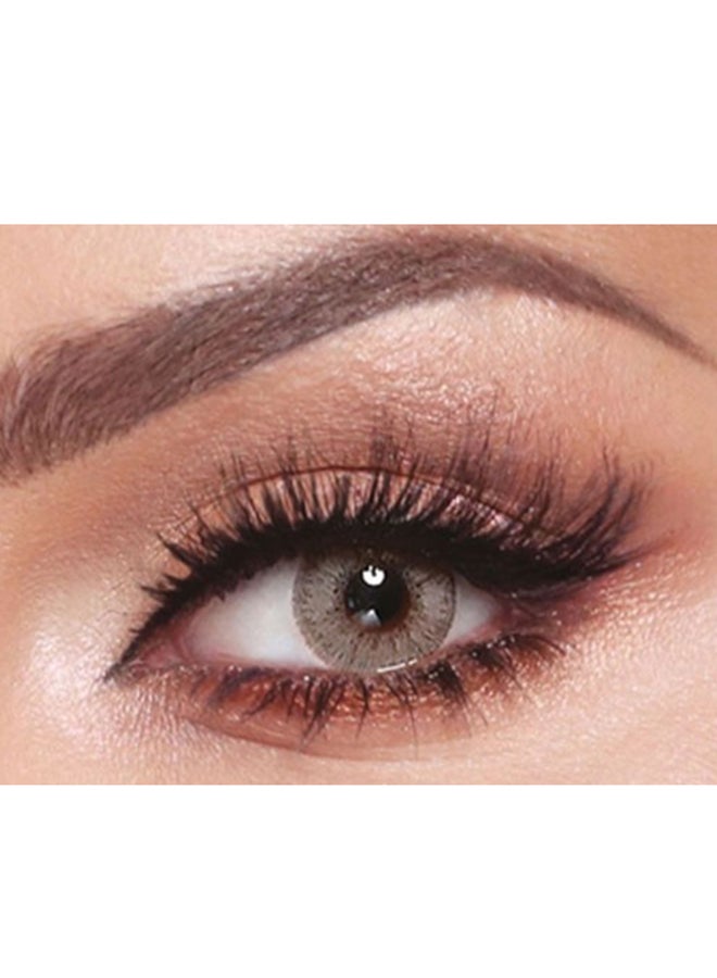 Bella - Amber Grey Elite Monthly Disposable Contact Lenses - Image 1