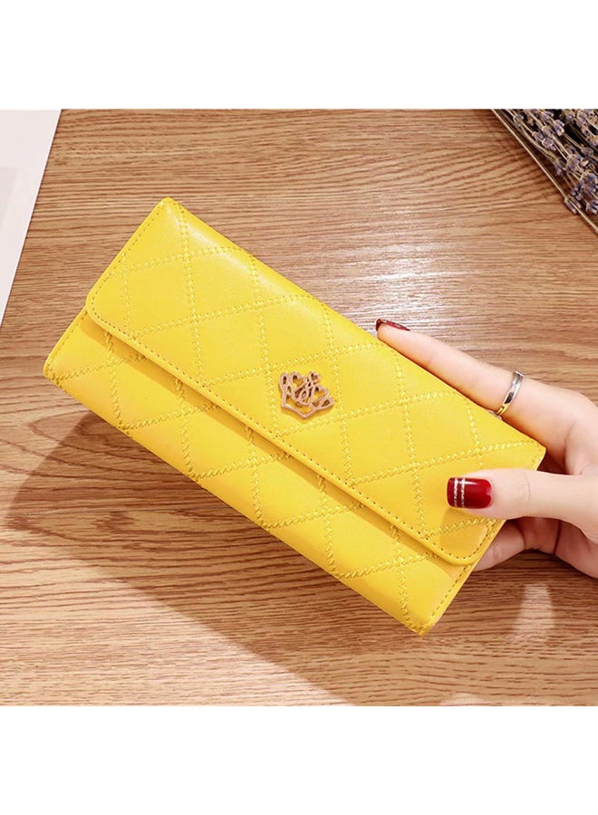 VILILY - Sleek Lightweight Casual Wallet Yellow - Image 1