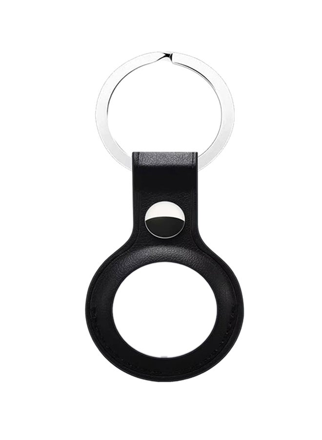 VILILY AirTag Leather Loop Black  - Image 1