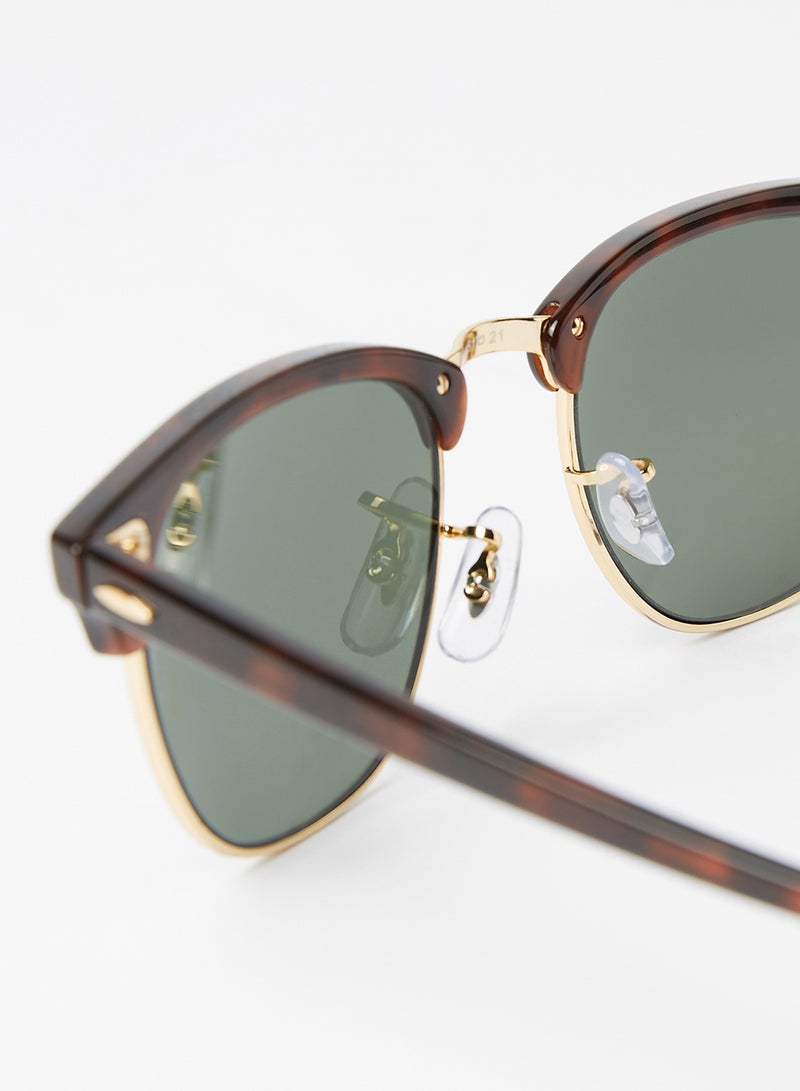 Ray-Ban - Clubmaster Sunglasses - 0RB3016 - Lens Size: 49 mm - Brown - Image 1