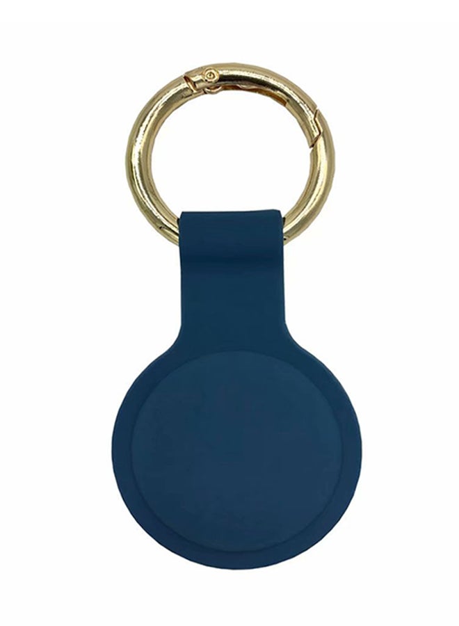 VILILY - Silicone Protective Case Cover For Apple Airtags Blue/Gold - Image 1