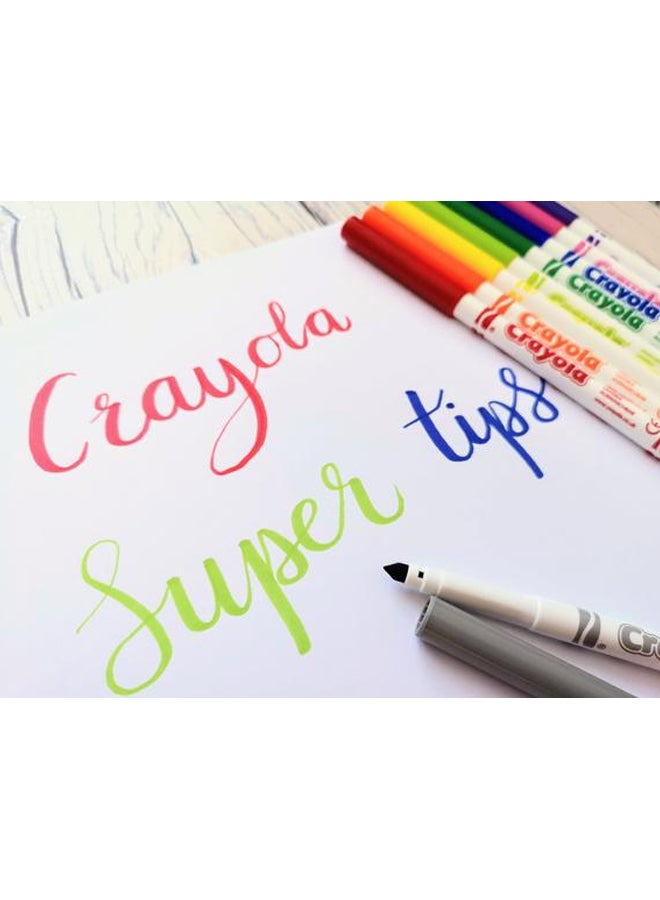 Crayola 12 Super Tips Bright - Image 5