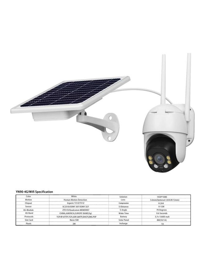 كروني كاميرا مراقبة خارجية لاسلكية تعمل بالطاقة الشمسية - Image 3