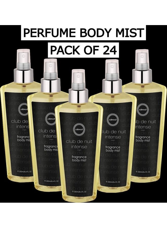Armaf Set Of 24 Club De Nuit Intense Men Body Mists 24 x 250ml  - Image 2
