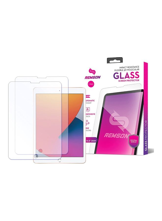 Remson Pack Of 2 Impact Resistance Screen Protector For Apple iPad 10.2 Clear - Image 1