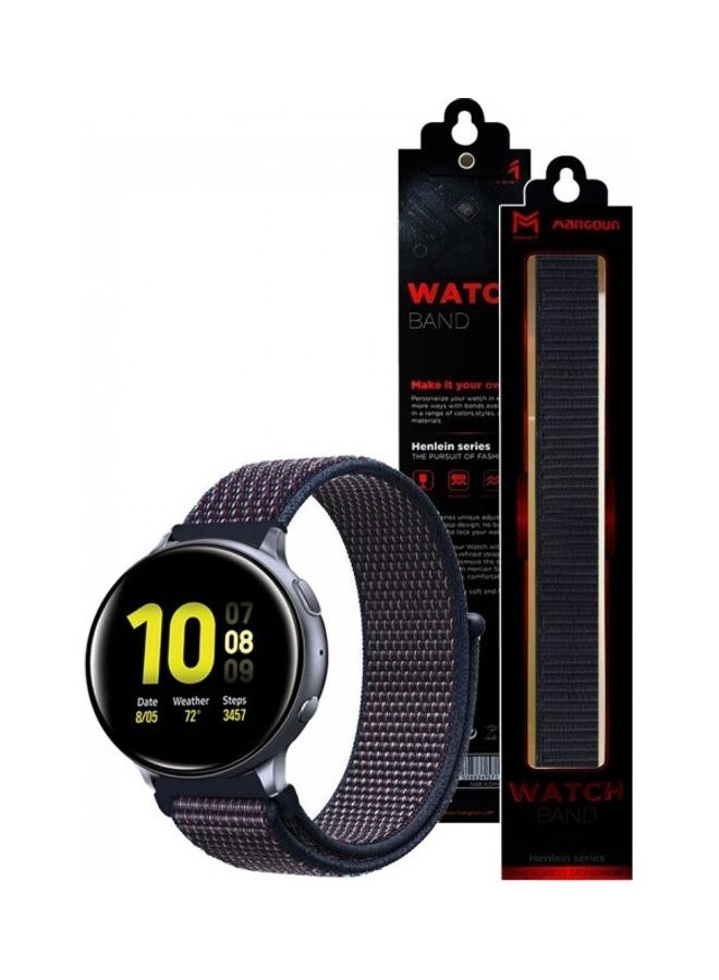 MARGOUN Replacement Nylon Band For Samsung Galaxy Watch Active/Active 2 Indigo - Image 2