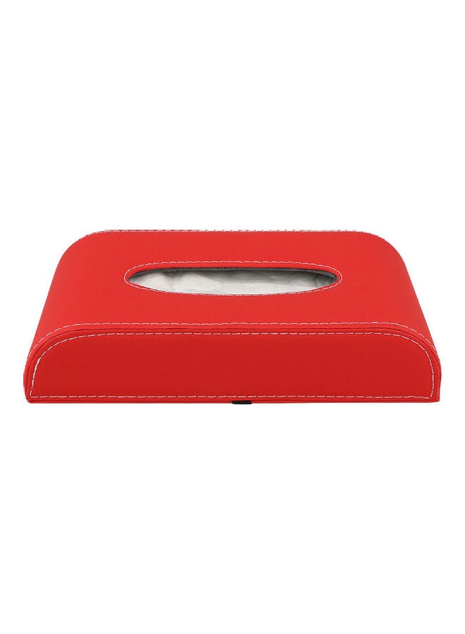 Elegant Tissue Holder Leather Case For Car