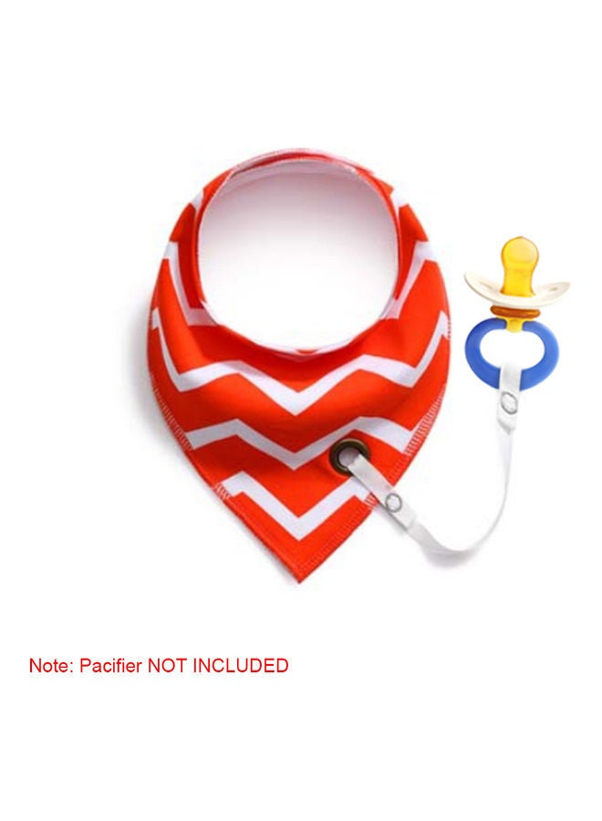 Pack Of 4 Baby Bandana Drool Bibs With Pacifier Holder - Image 2