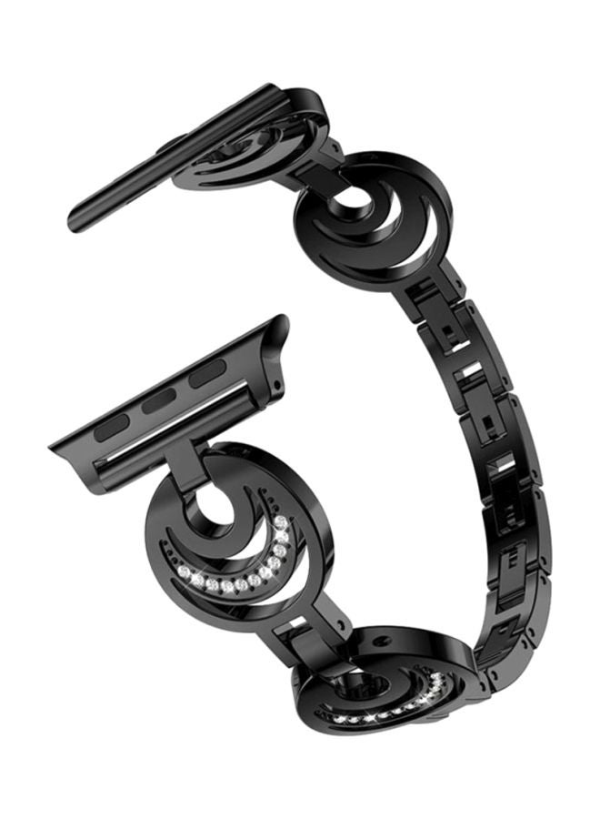 Voberry Replacement Band For Apple Watch Series 4 44mm Black - Image 1